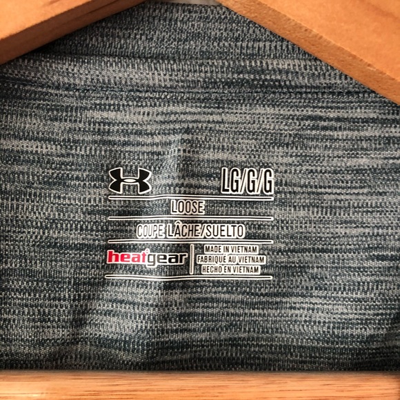Under Armour Heat Gear logo top sz: Large - Picture 3 of 5